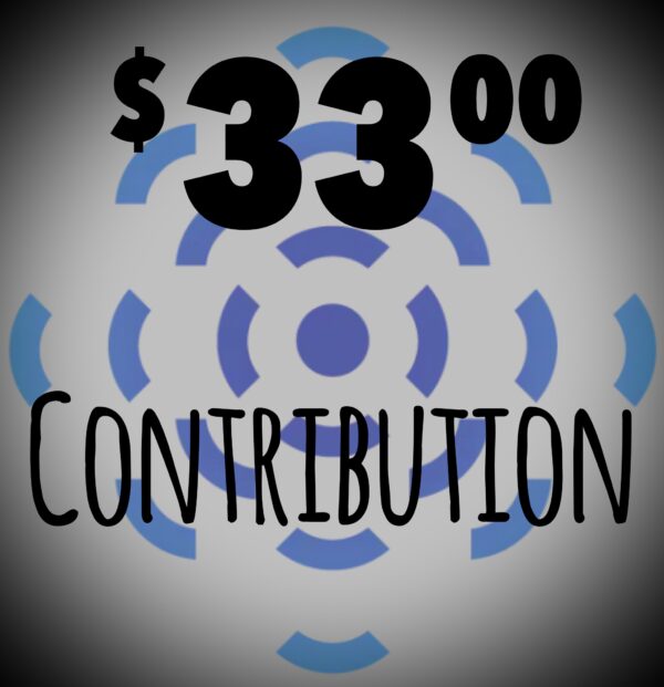 $33 Contribution